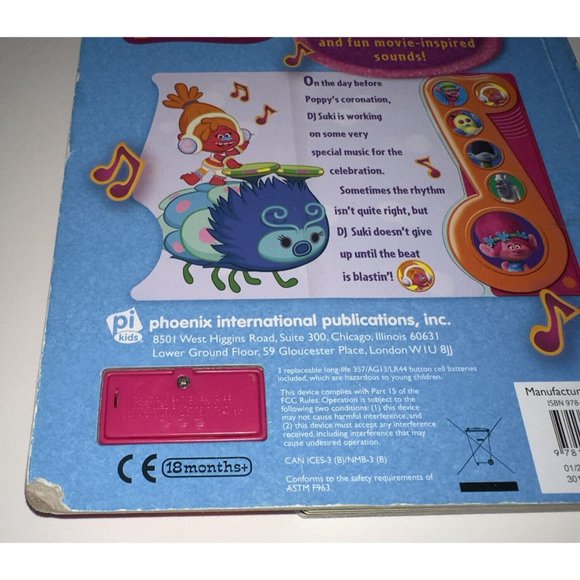 DreamWorks Trolls - Get Back Up Again Music Book 9781503712423 Board Book Wagner - Picture 10 of 10